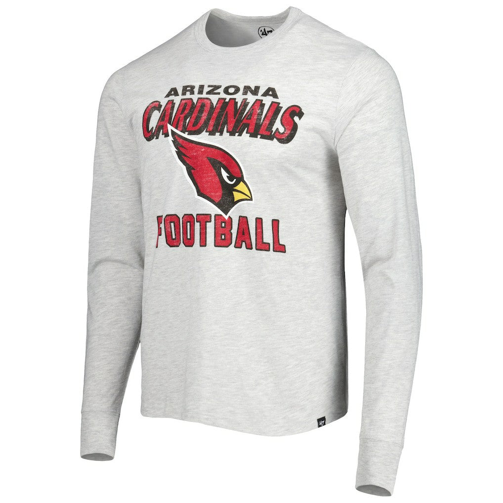 Arizona Cardinals '47 Dozer Franklin Long Sleeve T-Shirt - Heathered Gray for sale