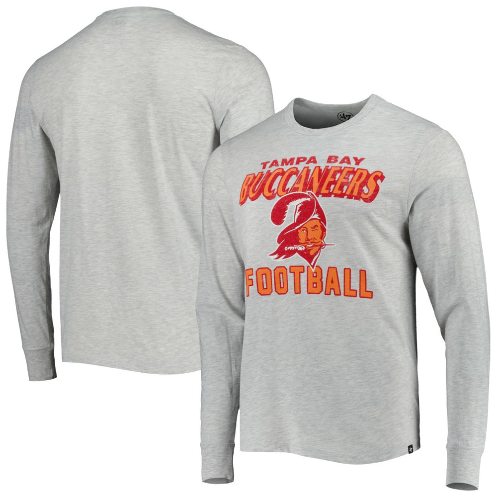 Tampa Bay Buccaneers '47 Dozer Franklin Long Sleeve T-Shirt - Heathered Gray cheap