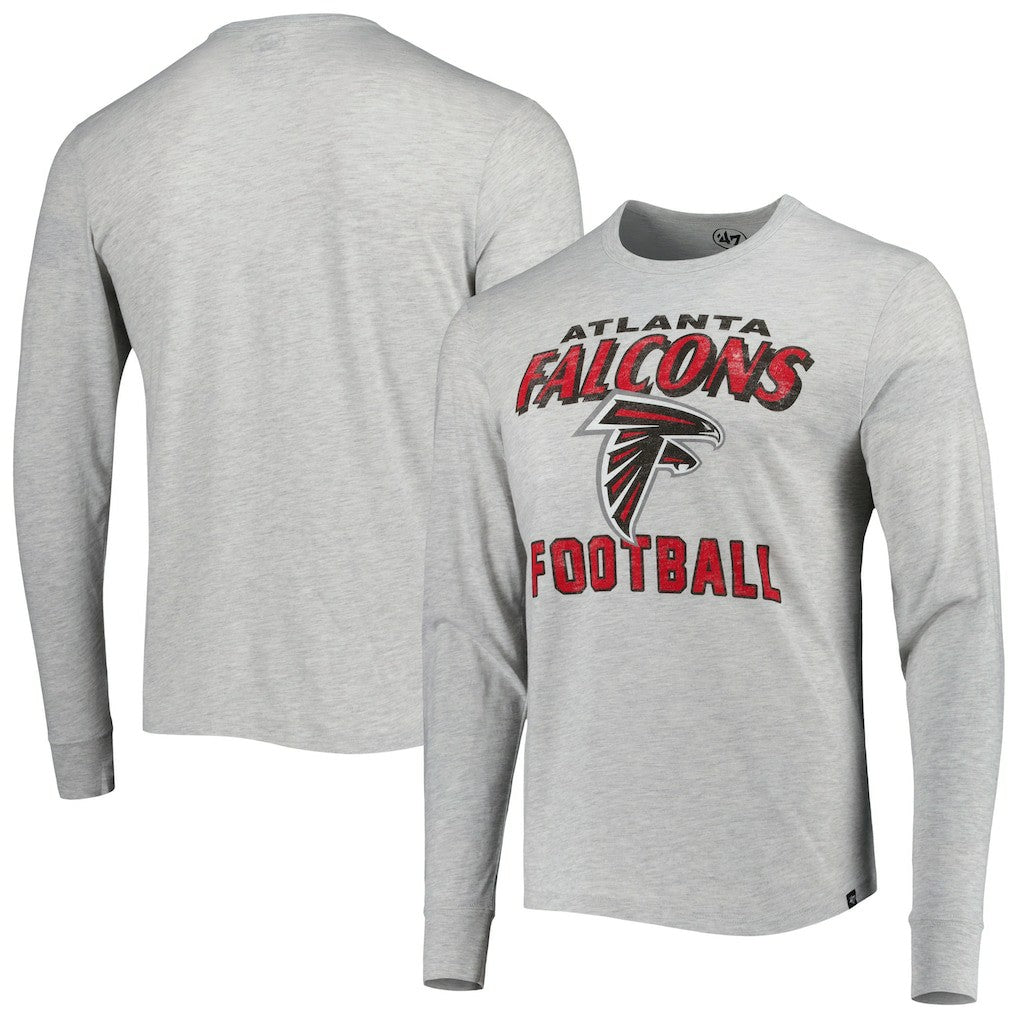 Atlanta Falcons '47 Dozer Franklin Long Sleeve T-Shirt - Heathered Gray outlet