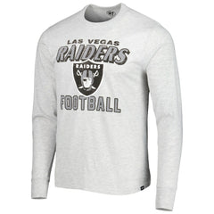 Las Vegas Raiders '47 Dozer Franklin Long Sleeve T-Shirt - Heathered Gray outlet