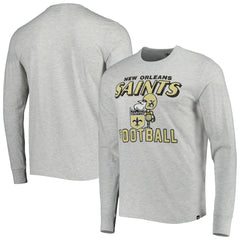 New Orleans Saints '47 Dozer Franklin Long Sleeve T-Shirt - Heathered Gray online