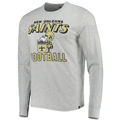 New Orleans Saints '47 Dozer Franklin Long Sleeve T-Shirt - Heathered Gray online