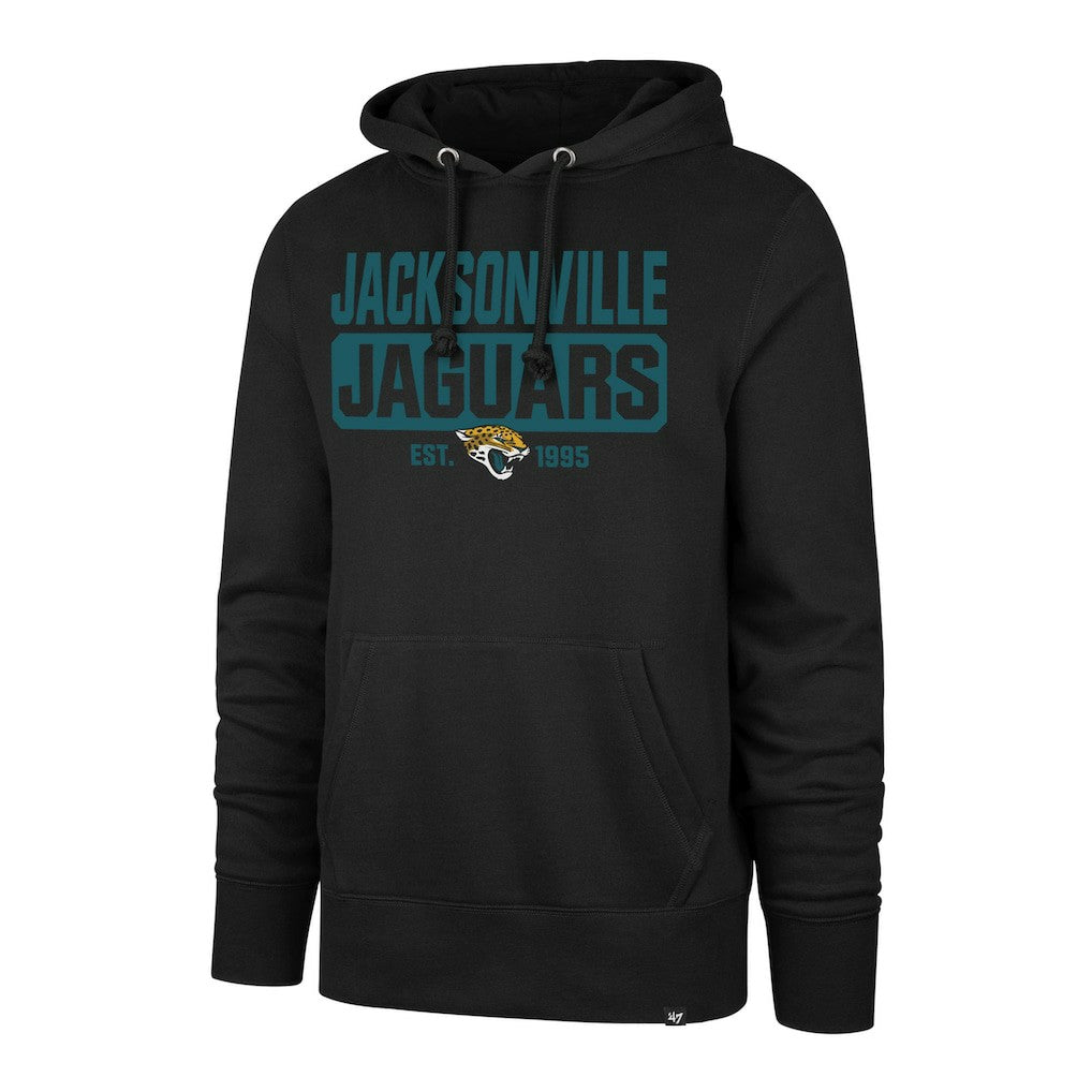 Jacksonville Jaguars '47 Box Out Headline Pullover Hoodie - Black discount
