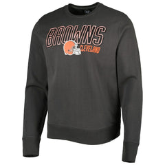 Cleveland Browns '47 Locked In Headline Pullover Sweatshirt - Charcoal discount