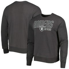 Las Vegas Raiders '47 Locked In Headline Pullover Sweatshirt - Charcoal discount