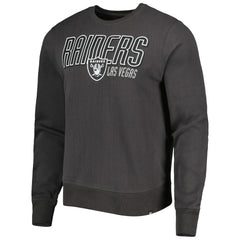Las Vegas Raiders '47 Locked In Headline Pullover Sweatshirt - Charcoal discount