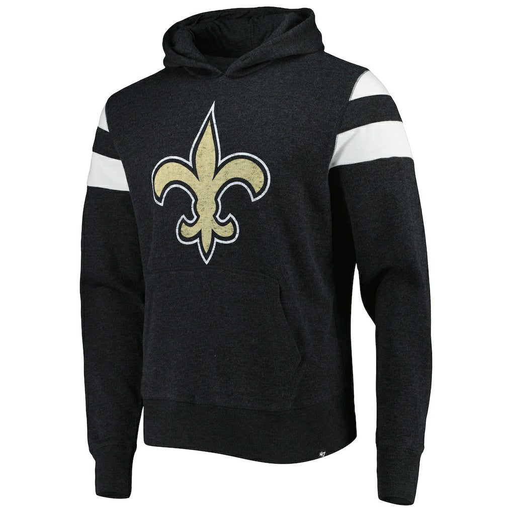 New Orleans Saints '47 Premier Nico Pullover Hoodie - Heathered Black online