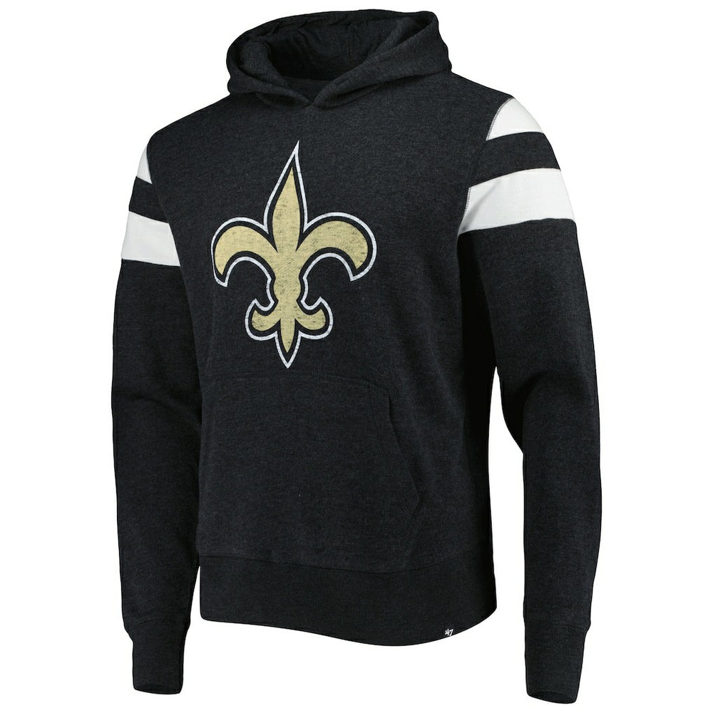 New Orleans Saints '47 Premier Nico Pullover Hoodie - Heathered Black online