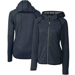 Miami Dolphins Cutter & Buck Women's Mainsail Full-Zip Jacket - Heathered Navy discount