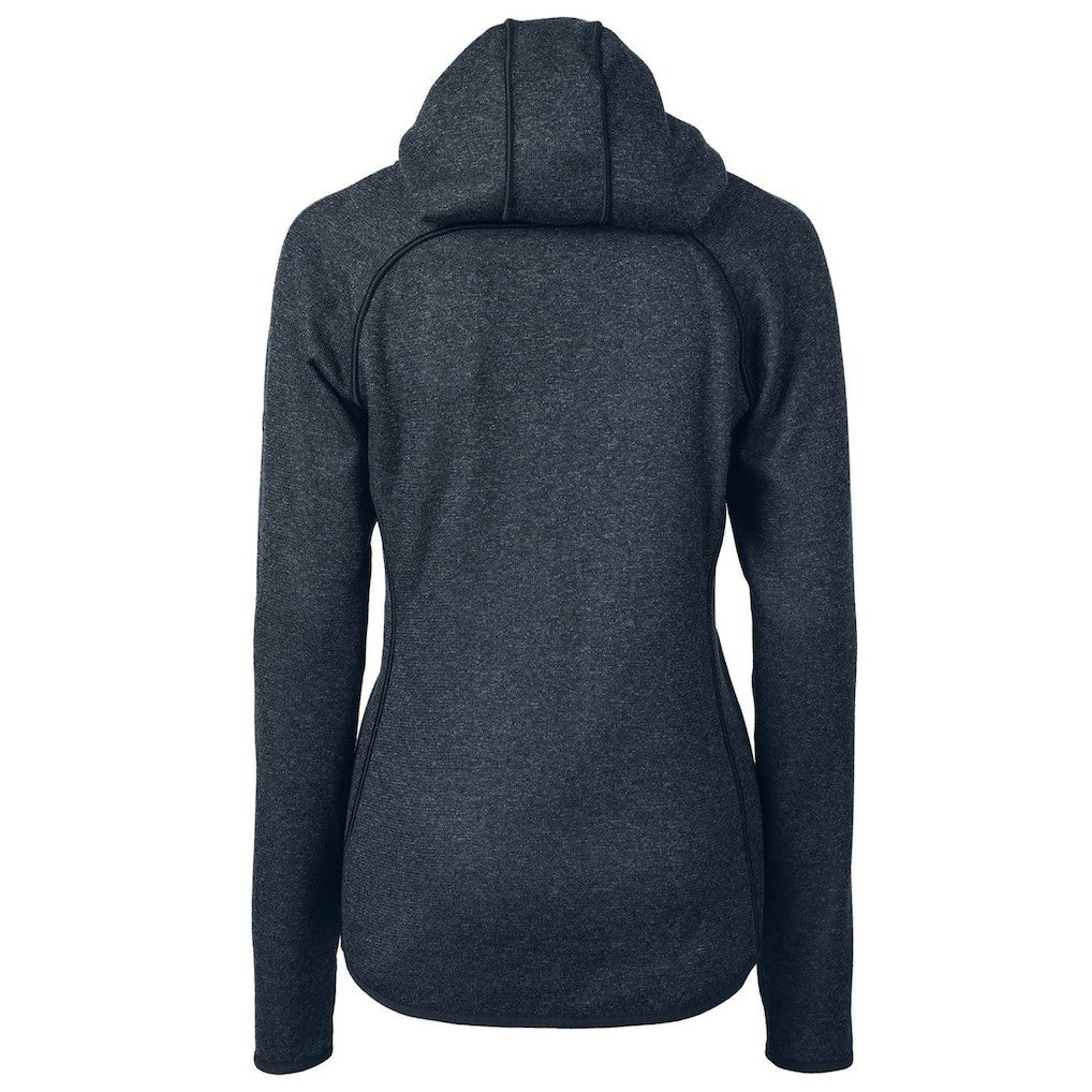 Miami Dolphins Cutter & Buck Women's Mainsail Full-Zip Jacket - Heathered Navy discount