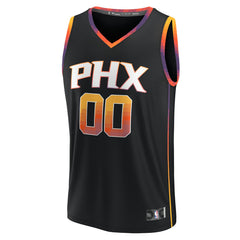 Phoenix Suns Fast Break Custom Replica Jersey - Black - Statement Edition | Fanatics shop