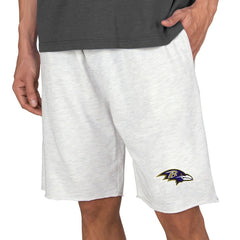 Baltimore Ravens Concepts Sport Mainstream Terry Shorts - Oatmeal cheap