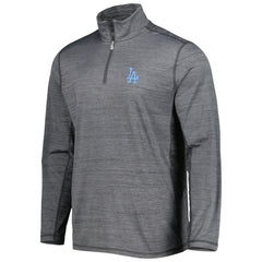 Los Angeles Dodgers Tommy Bahama Delray IslandZone Half-Zip Top - Gray