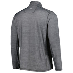 San Diego Padres Tommy Bahama Delray IslandZone Half-Zip Top - Gray