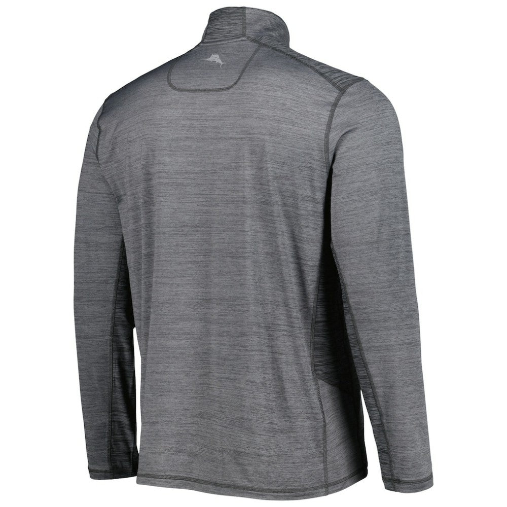 San Francisco Giants Tommy Bahama Delray IslandZone Half-Zip Top - Gray