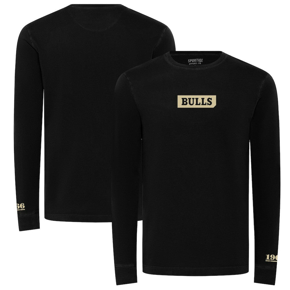 Chicago Bulls Sportiqe Unisex 1966 Collection Mohave Pullover Sweatshirt - Black outlet