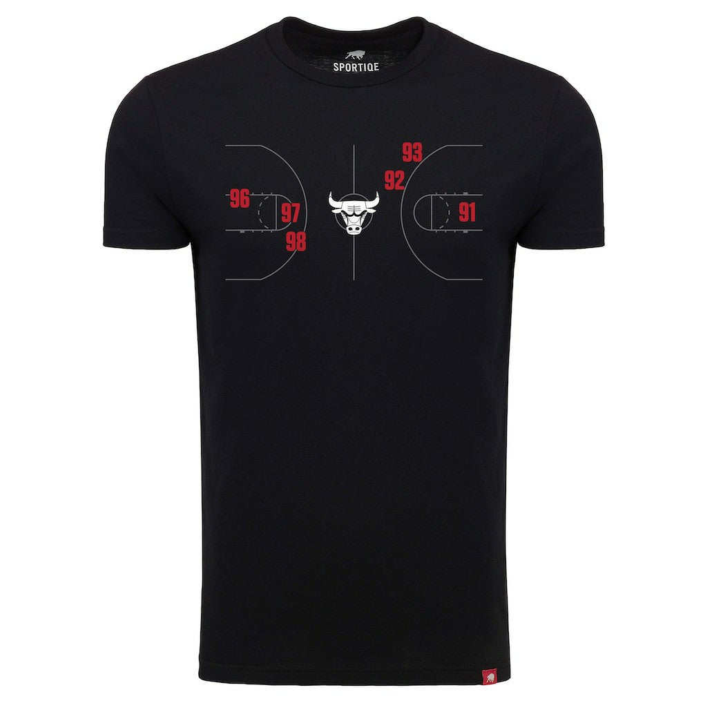 Chicago Bulls Sportiqe Unisex 1966 Collection Comfy Tri-Blend T-Shirt sale - Black shop