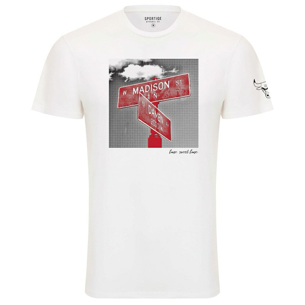 Chicago Bulls Sportiqe Unisex 1966 Collection Bingham T-Shirt sale - White discount