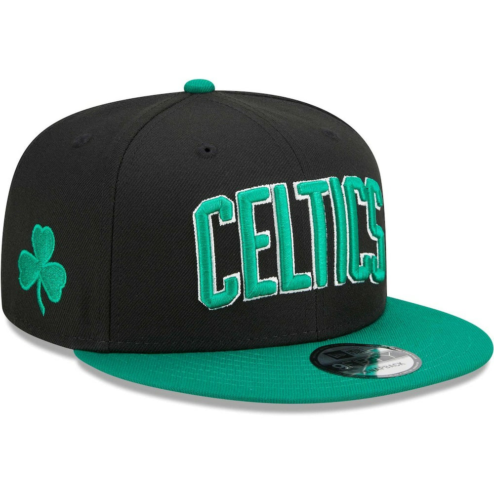 Boston Celtics Jersey Hook Statement Edition 9FIFTY Snapback Hat - Black/Green | New Era for sale