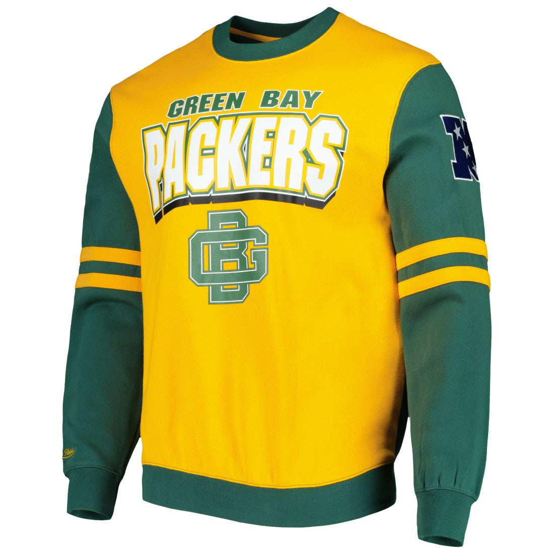 Green Bay Packers All Over 2.0 Pullover Sweatshirt - Gold outlet