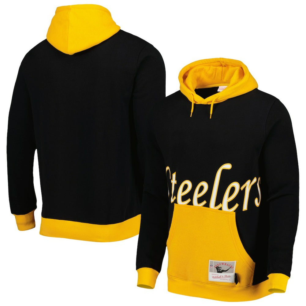 Pittsburgh Steelers Big Face 5.0 Pullover Hoodie - Black cheap