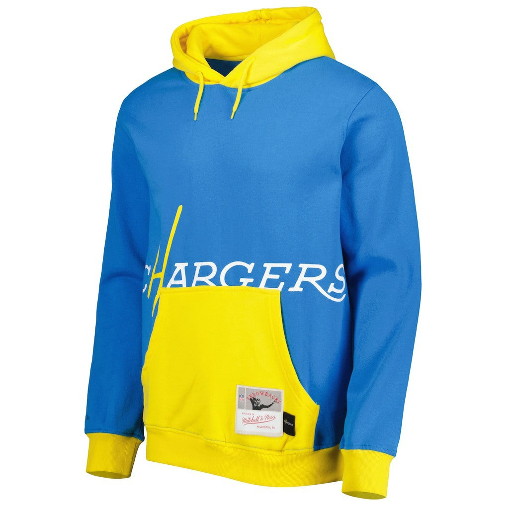 Los Angeles Chargers Big Face 5.0 Pullover Hoodie - Powder Blue for sale