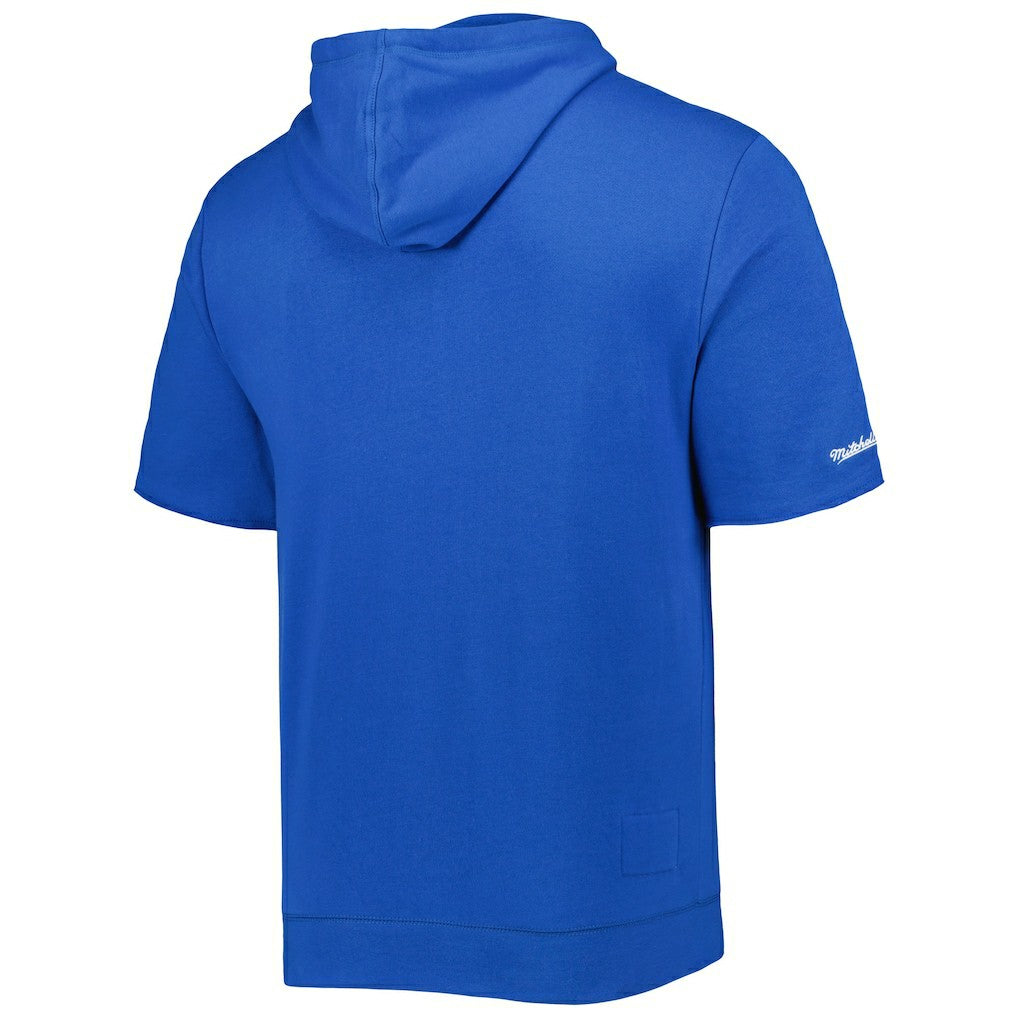 Los Angeles Rams Washed Short Sleeve Pullover Hoodie - Royal discount