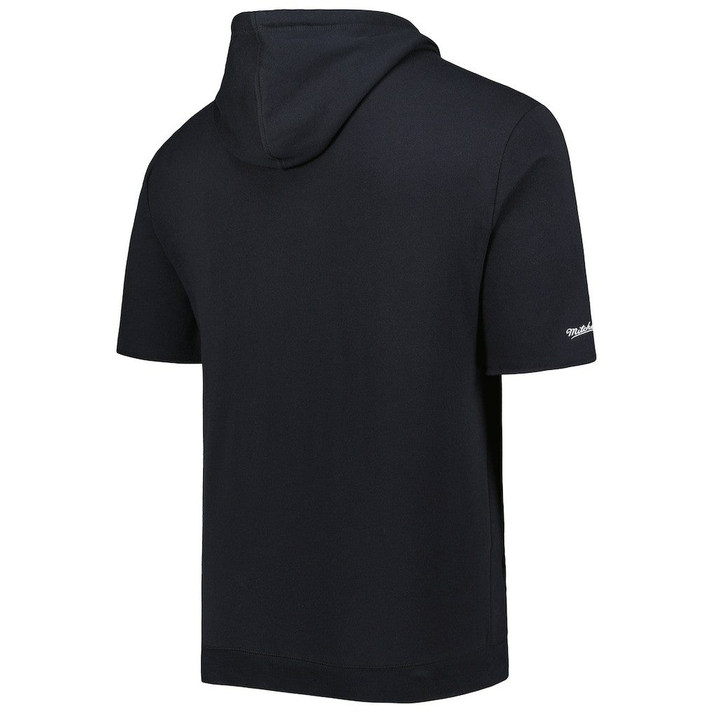 Las Vegas Raiders Washed Short Sleeve Pullover Hoodie - Black sale