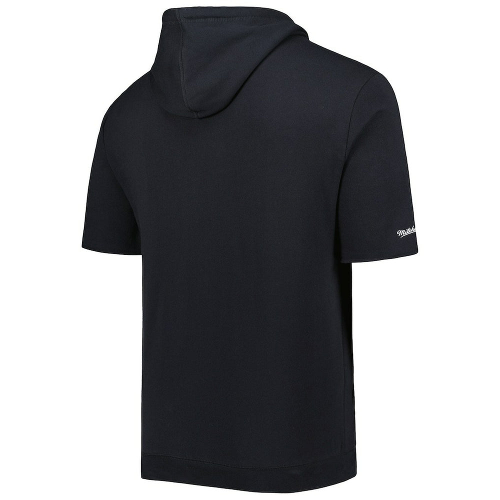 Las Vegas Raiders Washed Short Sleeve Pullover Hoodie - Black sale