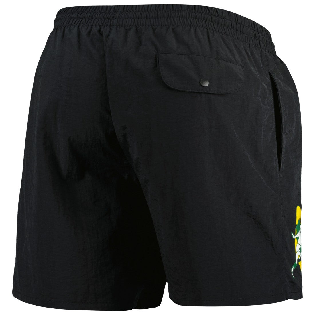 Green Bay Packers Team Essentials Nylon Shorts - Black discount