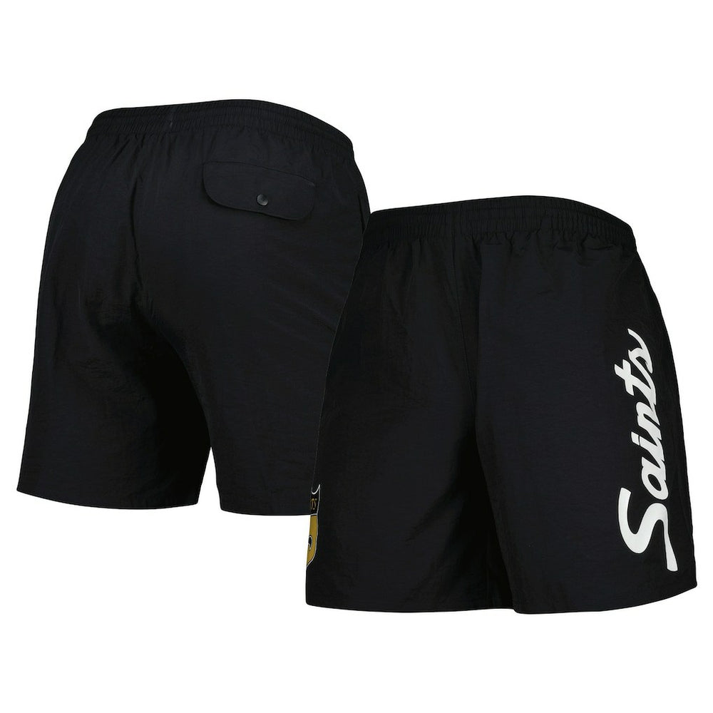 New Orleans Saints Team Essentials Nylon Shorts - Black online