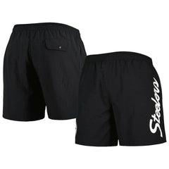 Pittsburgh Steelers Team Essentials Nylon Shorts - Black on sale