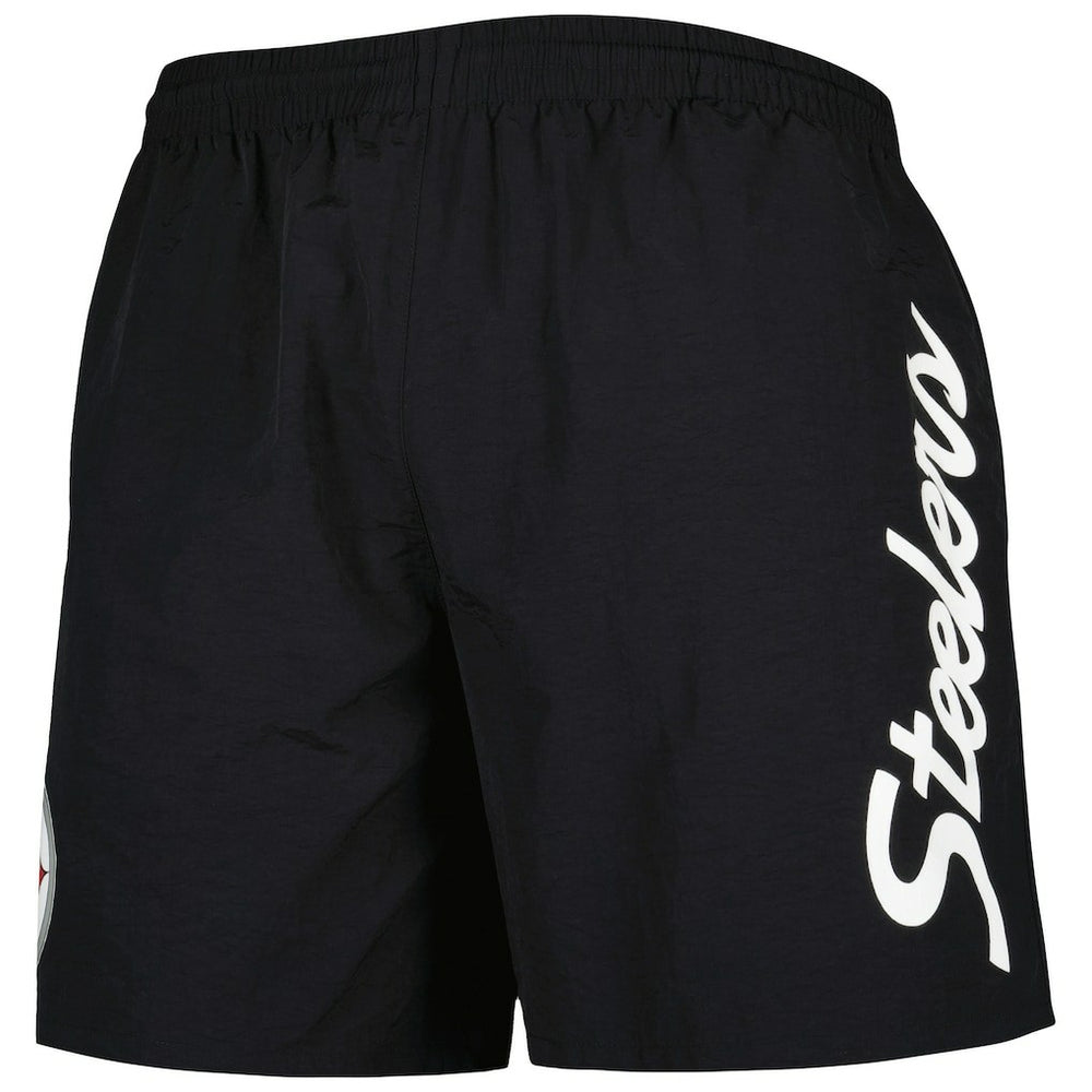 Pittsburgh Steelers Team Essentials Nylon Shorts - Black on sale