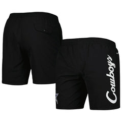 Dallas Cowboys Team Essentials Nylon Shorts - Black outlet