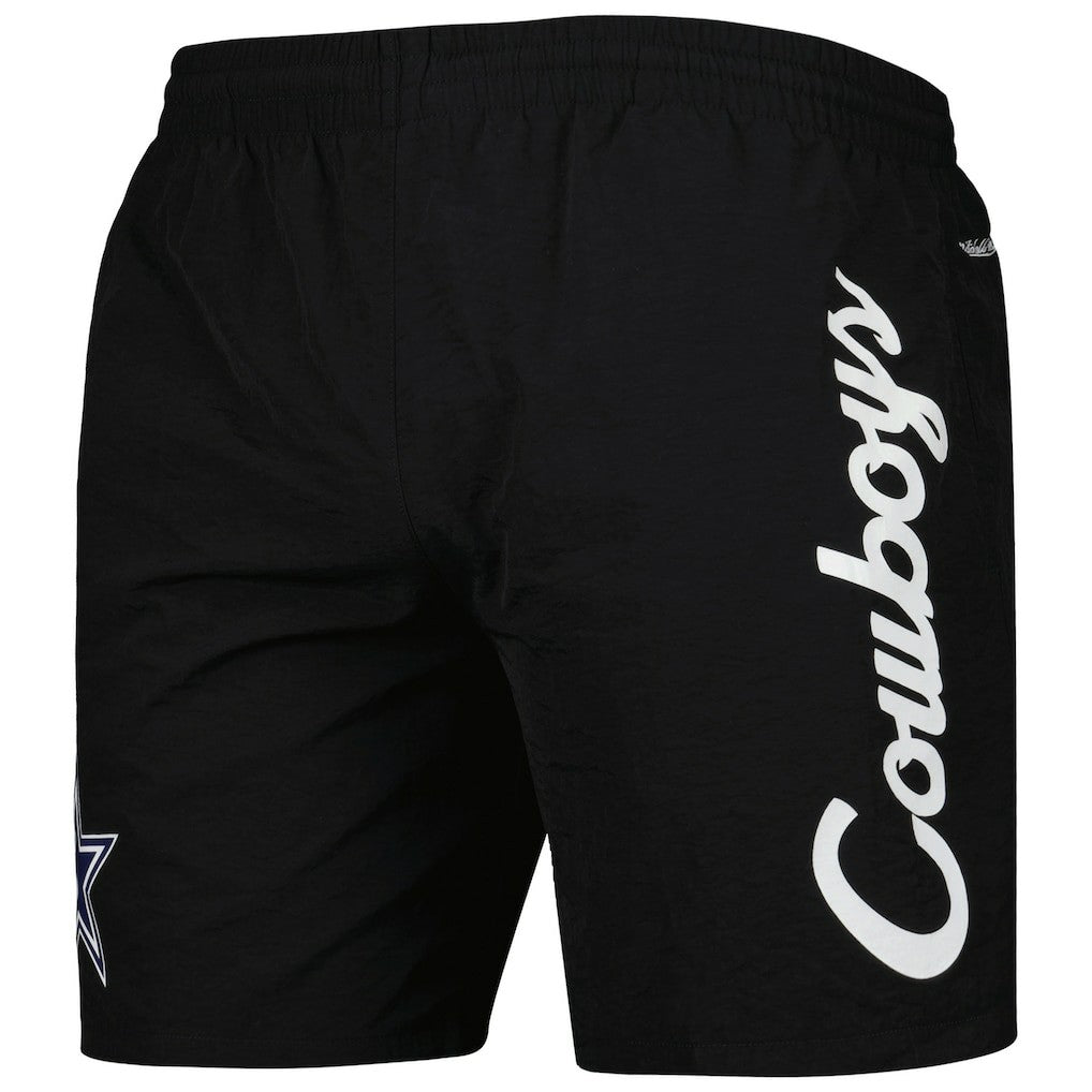 Dallas Cowboys Team Essentials Nylon Shorts - Black outlet