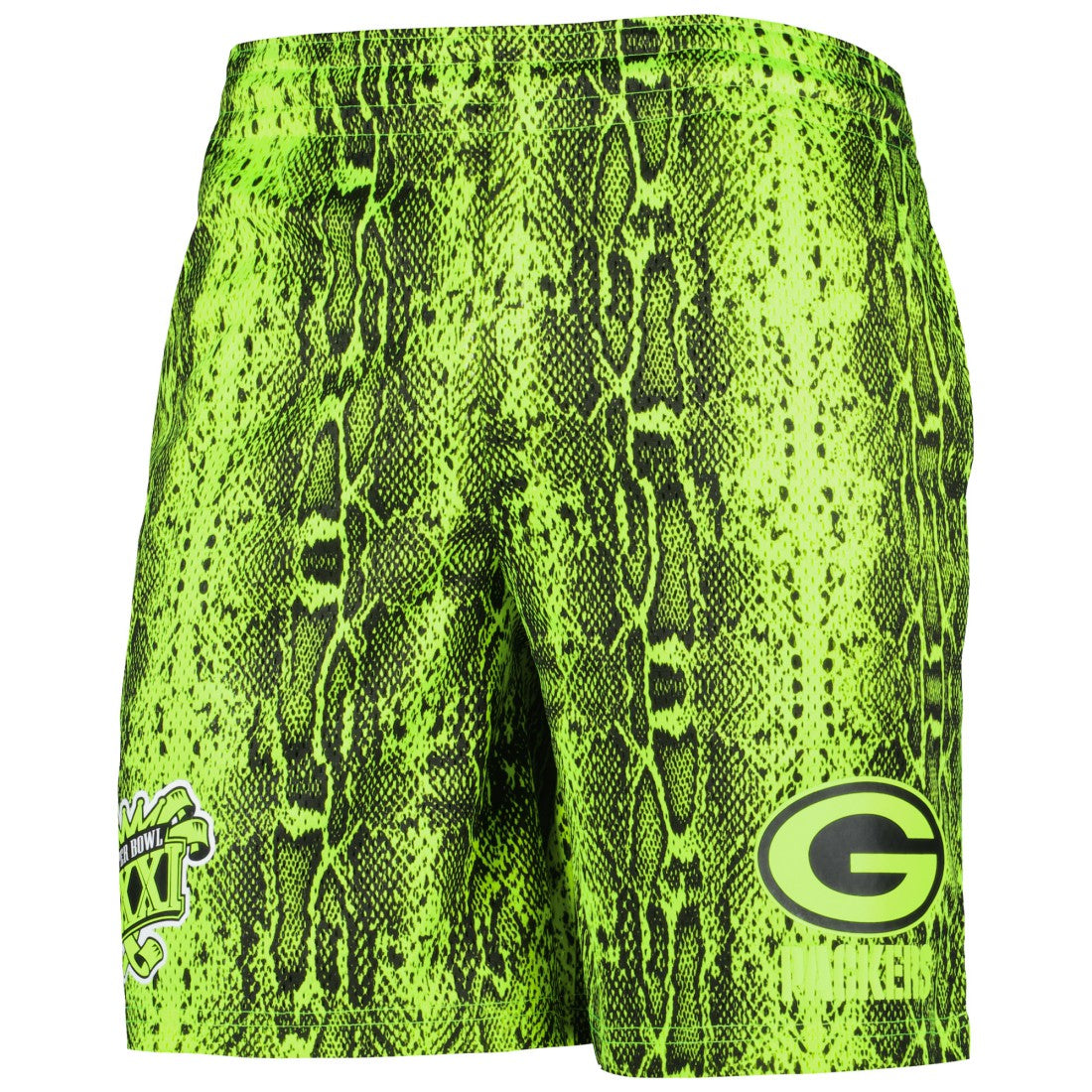 Green Bay Packers New Era Summer Pop Shorts - Neon Green discount