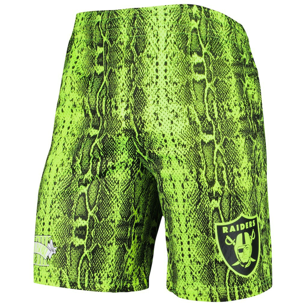 Las Vegas Raiders New Era Summer Pop Shorts - Neon Green sale