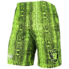 Las Vegas Raiders New Era Summer Pop Shorts - Neon Green sale