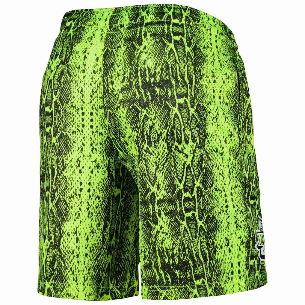 Los Angeles Rams New Era Summer Pop Shorts - Neon Green on sale