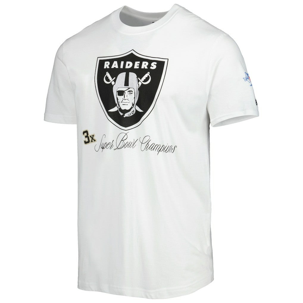Las Vegas Raiders New Era Historic Champs T-Shirt - White for sale