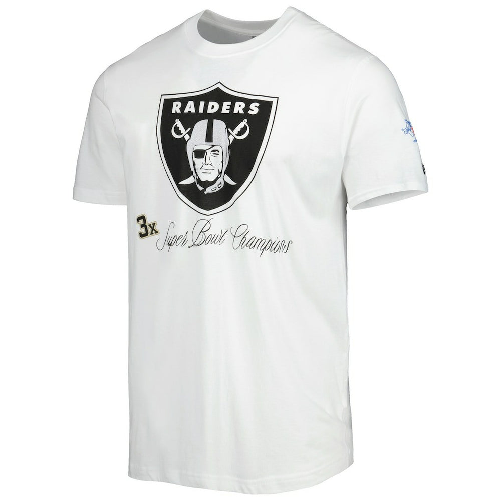 Las Vegas Raiders New Era Historic Champs T-Shirt - White for sale