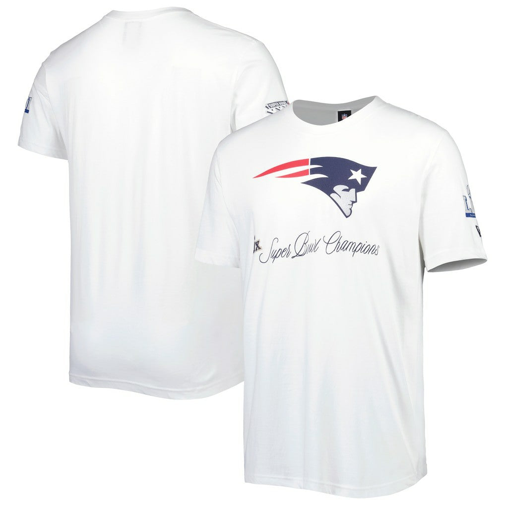 New England Patriots New Era Historic Champs T-Shirt - White outlet