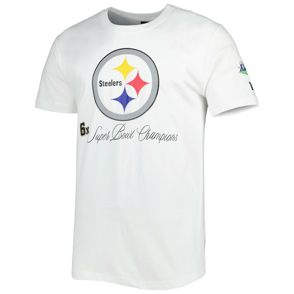 Pittsburgh Steelers New Era Historic Champs T-Shirt - White cheap