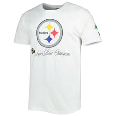 Pittsburgh Steelers New Era Historic Champs T-Shirt - White cheap