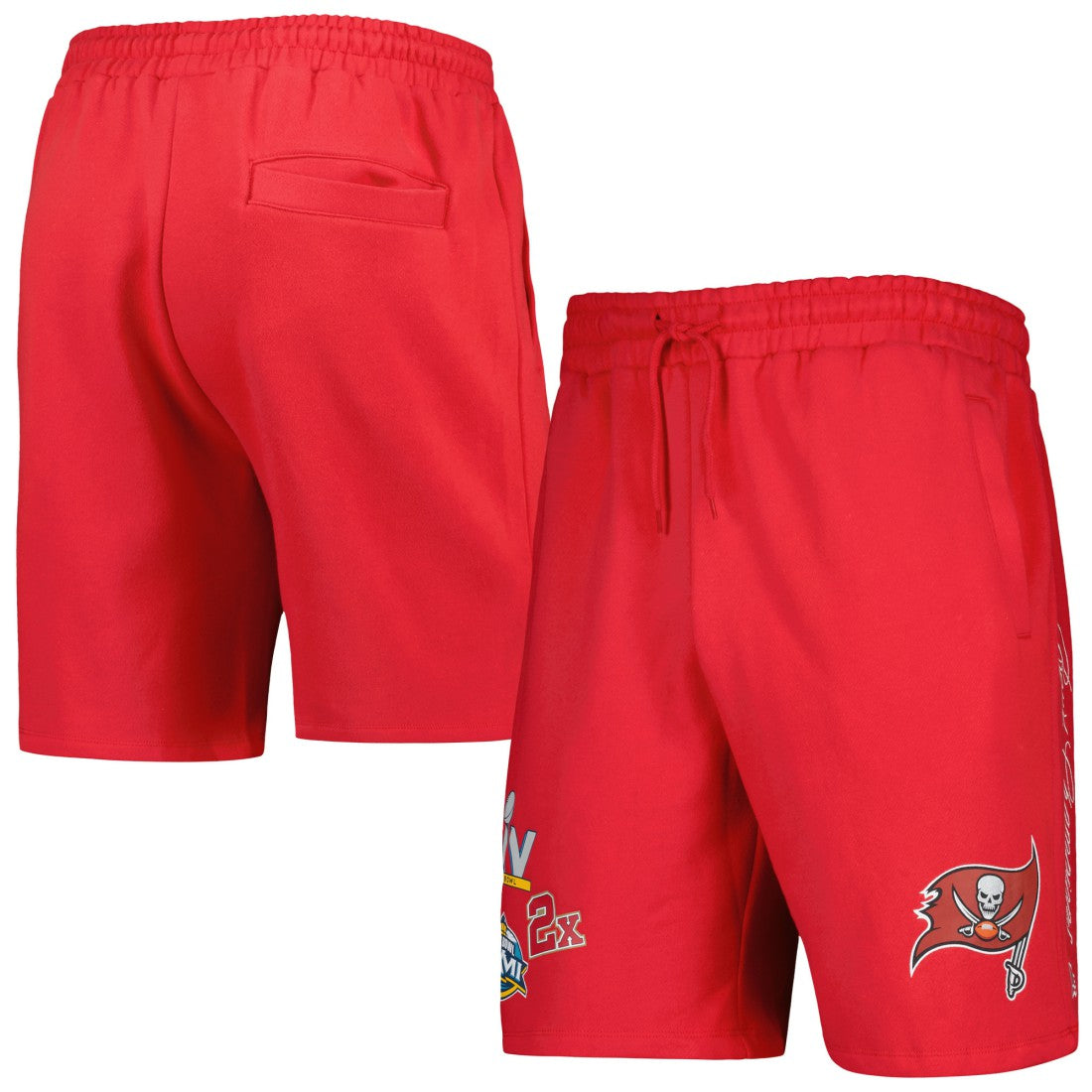 Tampa Bay Buccaneers New Era Historic Champs Shorts - Red cheap