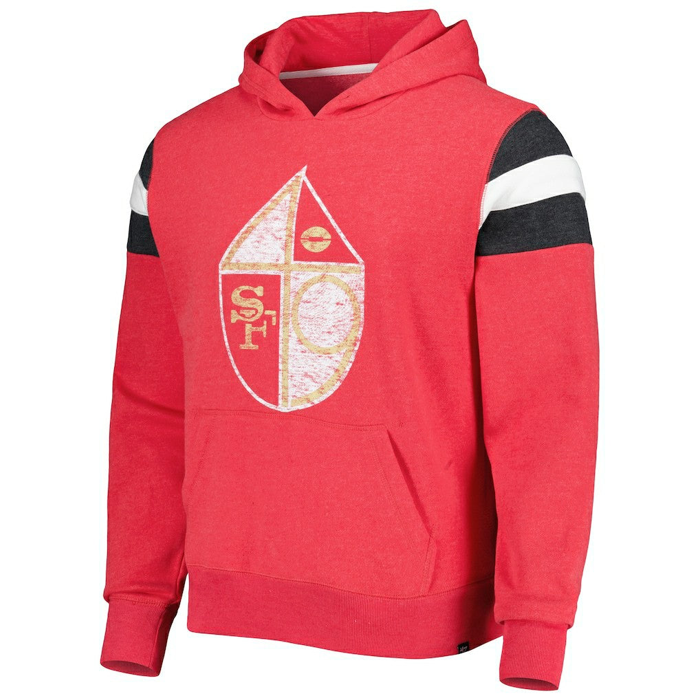 San Francisco 49ers '47 Legacy Premier Nico Pullover Hoodie - Scarlet sale