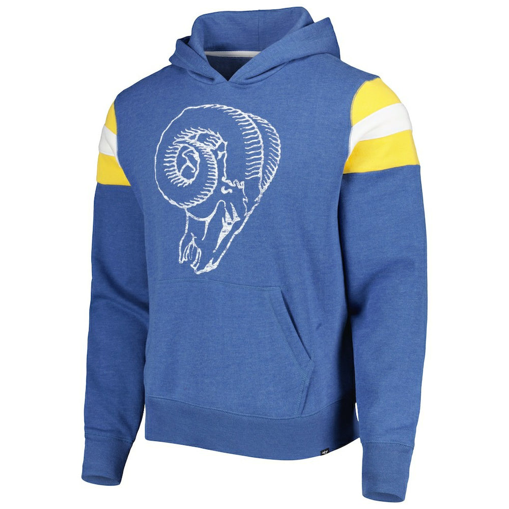 Los Angeles Rams '47 Legacy Premier Nico Pullover Hoodie - Royal on sale