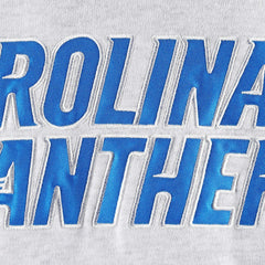 Carolina Panthers '47 Gridiron Lace-Up Pullover Hoodie - Heather Gray outlet