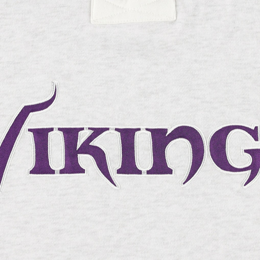 Minnesota Vikings '47 Gridiron Lace-Up Pullover Hoodie - Heather Gray outlet