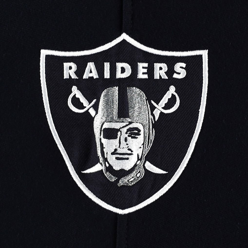 Las Vegas Raiders '47 Gridiron Lace-Up Pullover Hoodie - Heather Gray online